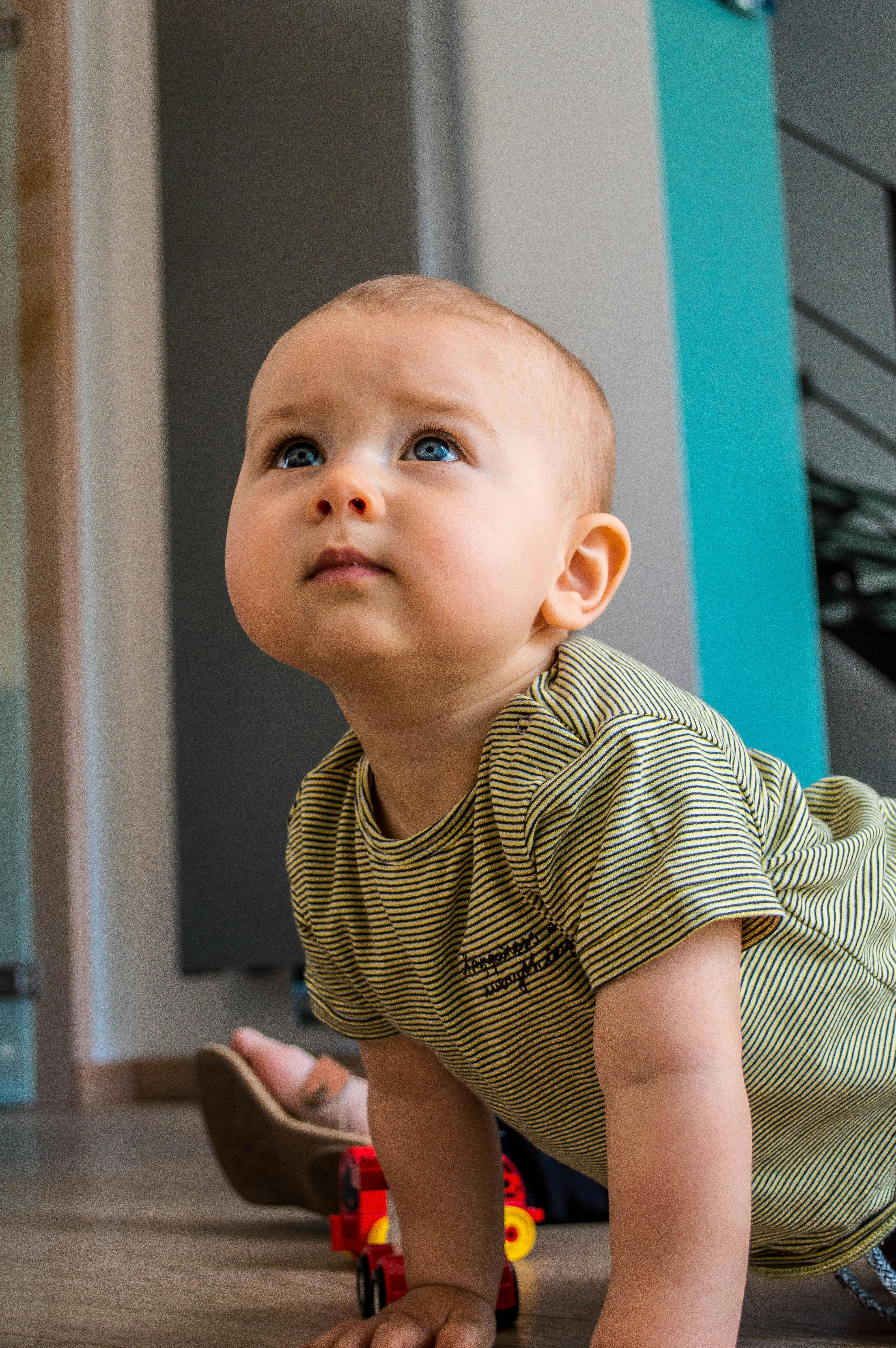 A child looking forward to his early learning journey at Piccolini's Place